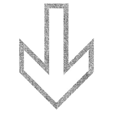 Kumaş dokulu simgesi aşağı ok