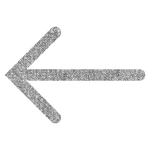 Pilikon vänster tyg texturerat — Stock vektor