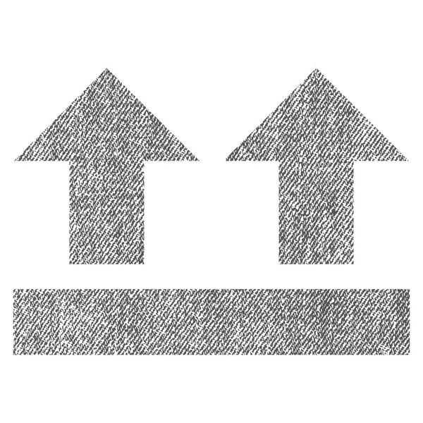 Stof geweven pictogram opvoeden — Stockvector
