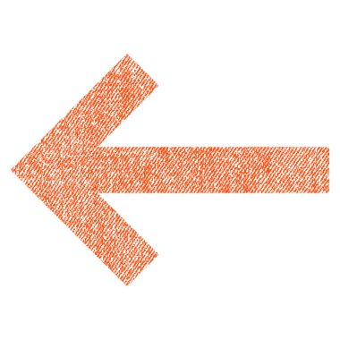 Sol ok kumaş dokulu simgesi