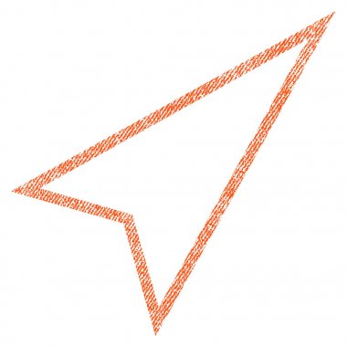 İşaretçiyi doğru yukarı kumaş dokulu simgesi