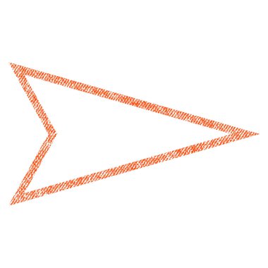 İşaretçi doğru kumaş dokulu simgesi