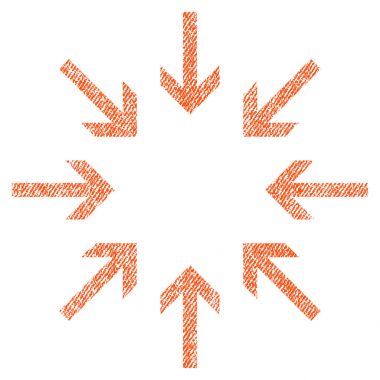 Basınç okları kumaş dokulu simgesi