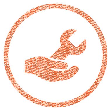 Onarım Servisi kumaş dokulu simgesini