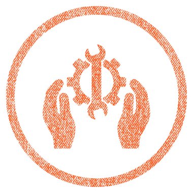 Onarım Servisi kumaş dokulu simgesini