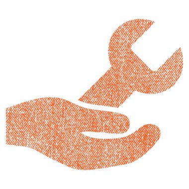 Onarım Servisi kumaş dokulu simgesini