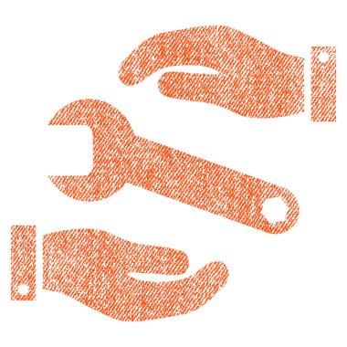 Simge hizmet kumaş dokulu