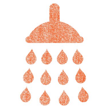 Duş kumaş dokulu simgesi