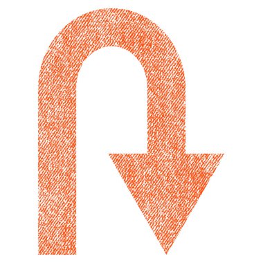 U Turn kumaş dokulu simgesi