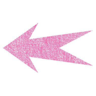 Ok sol kumaş dokulu simgesi