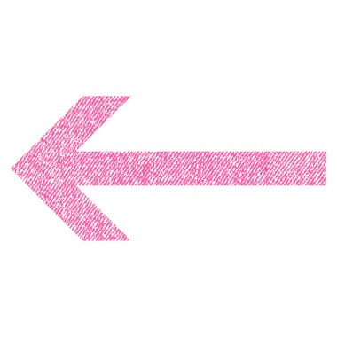 Ok sol kumaş dokulu simgesi