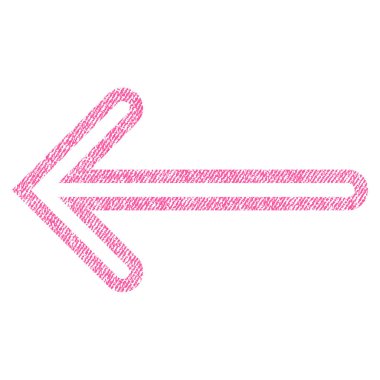 Ok sol kumaş dokulu simgesi