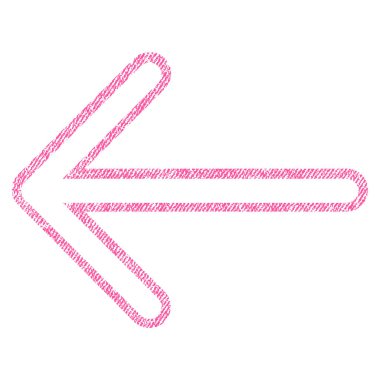 Ok sol kumaş dokulu simgesi