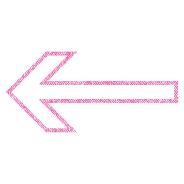 Ok sol kumaş dokulu simgesi