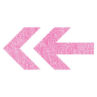 Ok sol kumaş dokulu simgesi