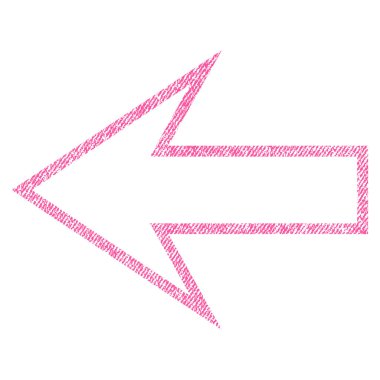 Ok sol kumaş dokulu simgesi