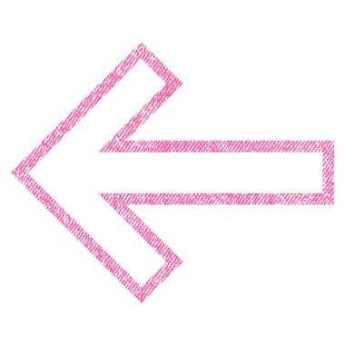 Ok sol kumaş dokulu simgesi