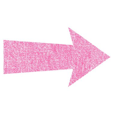 Ok sağ kumaş dokulu simgesi