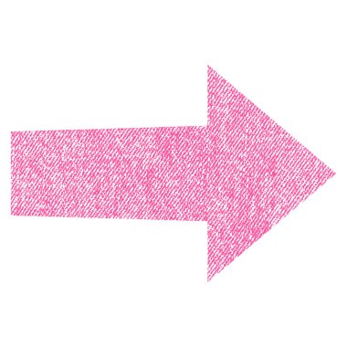 Ok sağ kumaş dokulu simgesi