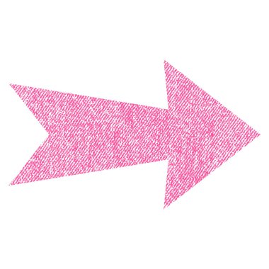 Ok sağ kumaş dokulu simgesi