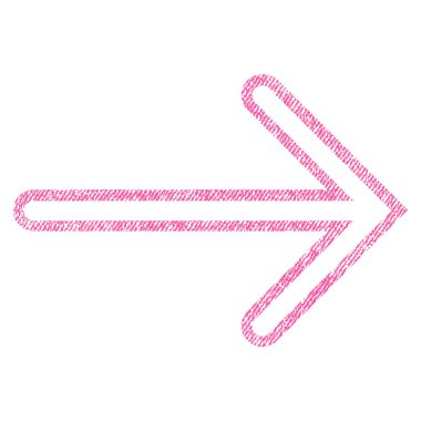 Ok sağ kumaş dokulu simgesi