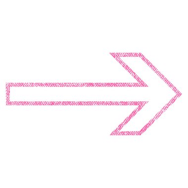 Ok sağ kumaş dokulu simgesi