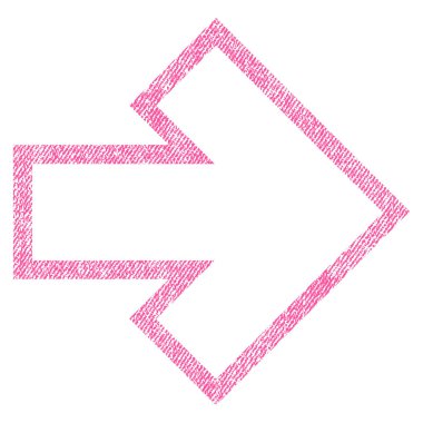 Ok sağ kumaş dokulu simgesi