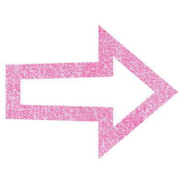 Ok sağ kumaş dokulu simgesi