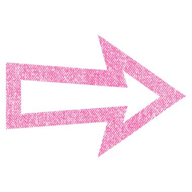 Ok sağ kumaş dokulu simgesi