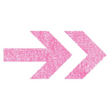 Ok sağ kumaş dokulu simgesi