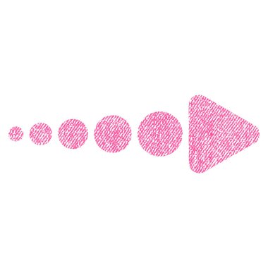 Ok sağ kumaş dokulu simgesi