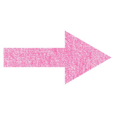 Ok sağ kumaş dokulu simgesi