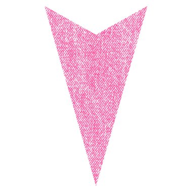 Kumaş dokulu simgesi aşağı ok ucu