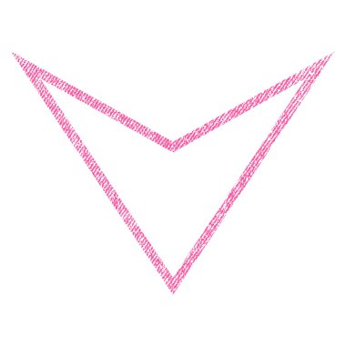 Kumaş dokulu simgesi aşağı ok ucu