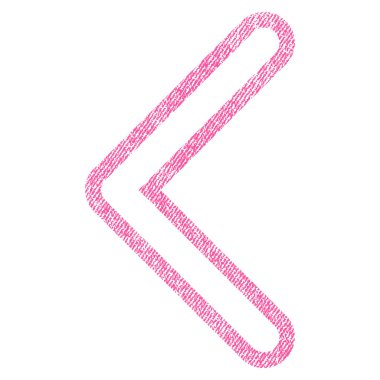 Ok ucu sol kumaş dokulu simgesi