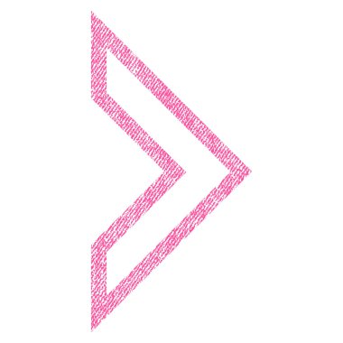 Ok ucu sağ kumaş dokulu simgesi