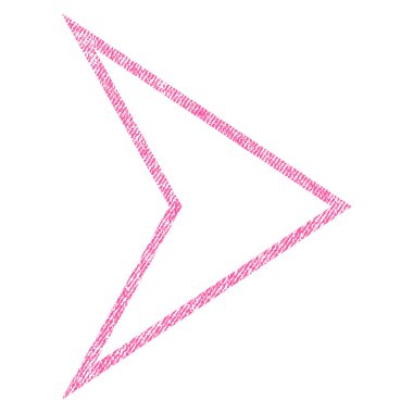 Ok ucu sağ kumaş dokulu simgesi