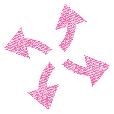 Santrifüj okları kumaş dokulu simgesi