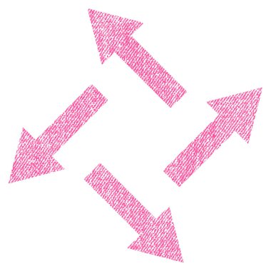 Santrifüj okları kumaş dokulu simgesi