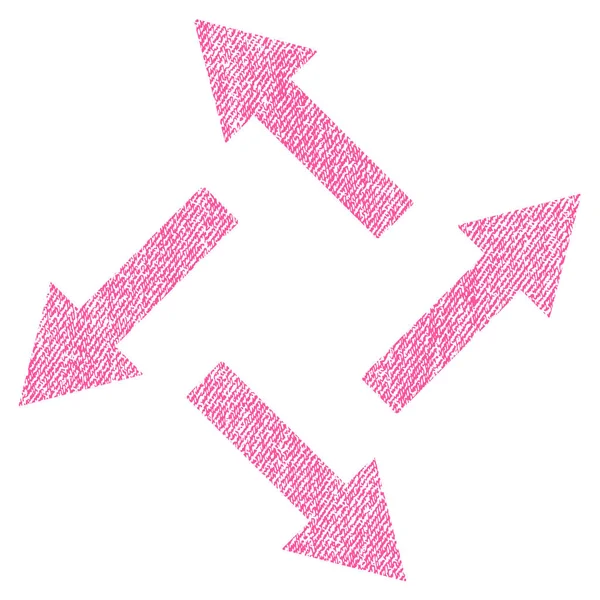 Santrifüj okları kumaş dokulu simgesi