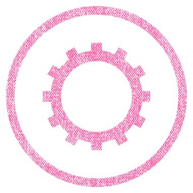 Dişli kumaş dokulu simgesini