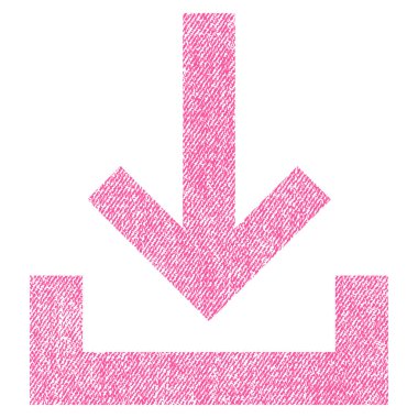 Gelen kutusu kumaş dokulu simgesi