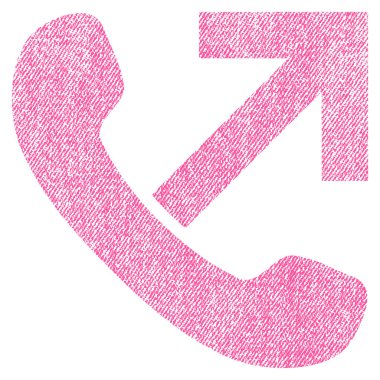 Simge giden çağrı kumaş dokulu