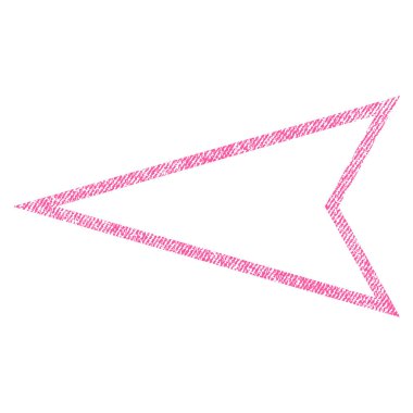 İşaretçi sol kumaş dokulu simgesi