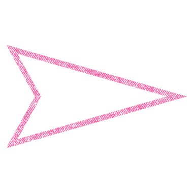 İşaretçi doğru kumaş dokulu simgesi