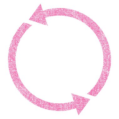 Geri dönüşüm kumaş dokulu simgesi