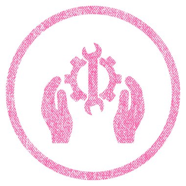 Onarım Servisi kumaş dokulu simgesini