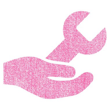 Onarım Servisi kumaş dokulu simgesini