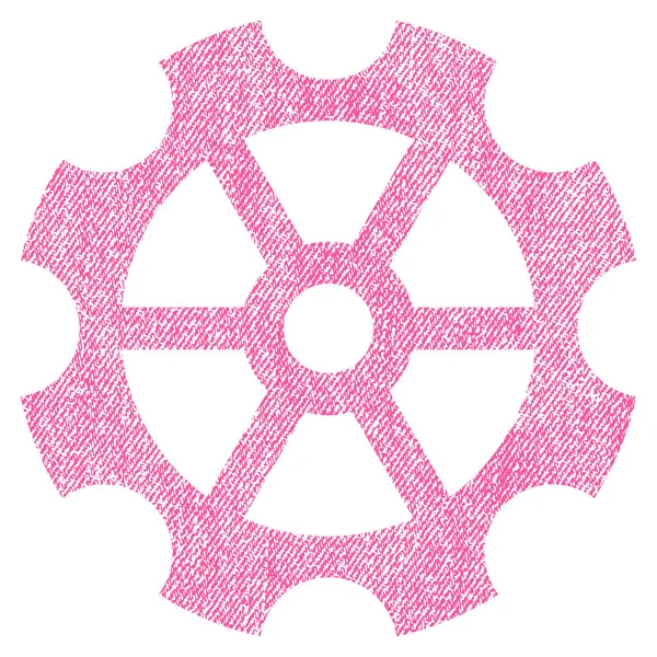 Коробка передач Тканина Текстурована піктограма — стоковий вектор