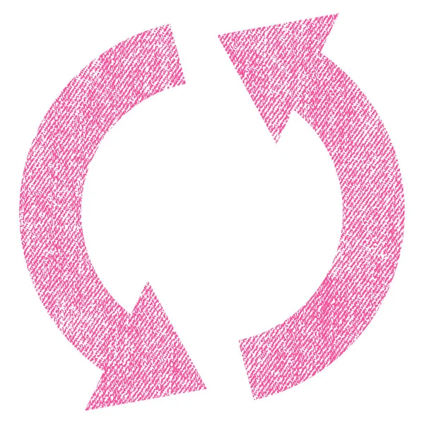 Icono texturizado de tela de reciclaje — Archivo Imágenes Vectoriales